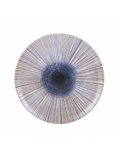 Plato llano azul Ravi
