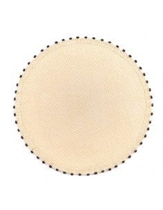 Individual redondo beige Sira