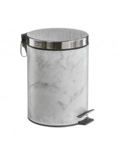 Papelera estampado mármol 5L