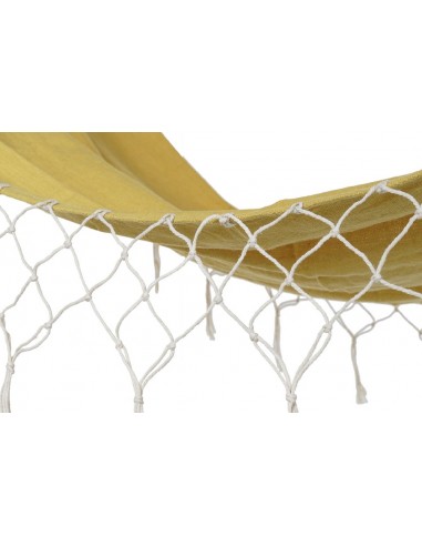 Hamaca mostaza con flecos