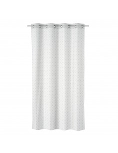 Cortina visillo topos azul... 2