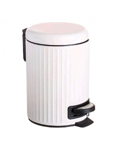 Papelera baño blanca 3L