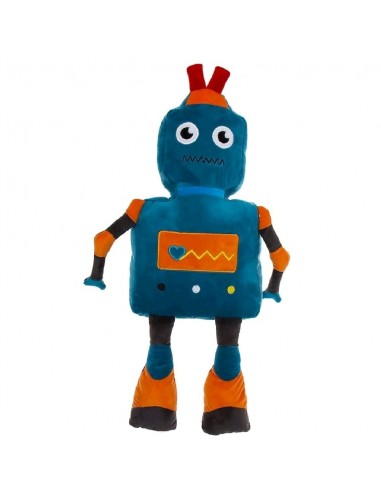 Disco petrolero recibo Cojin Infantil Robot Azul