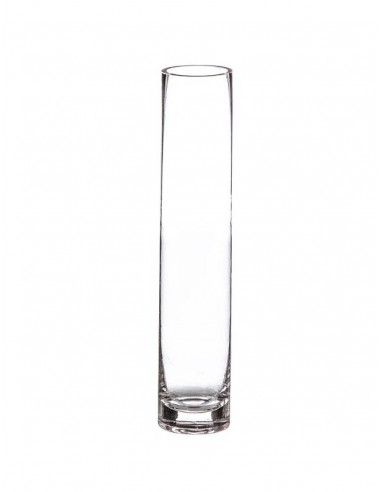 Jarrón violetero de cristal cónico 18cm