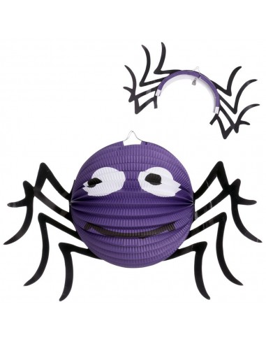 Farol colgante de papel araña