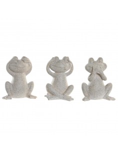 Figura rana efecto piedra 9cm 2