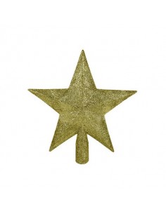 Estrella punta árbol dorada...
