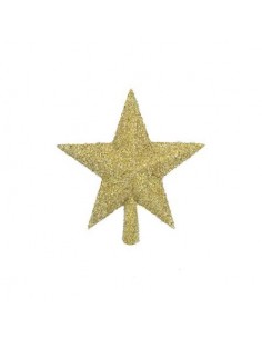 Estrella punta árbol dorada...