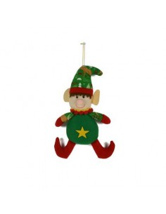 Colgante elfo navideño 27cm