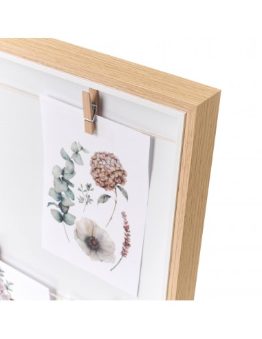 Marco foto múltiple 6 pinzas Inara