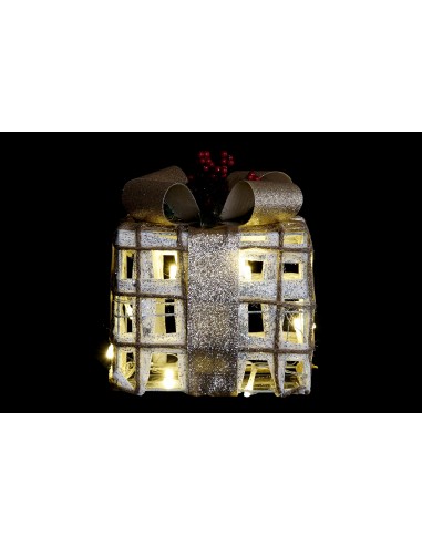 Caja de regalo navideña luminosa