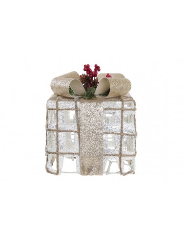 Caja de regalo navideña luminosa