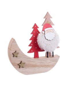 Figura luna madera con Papá...