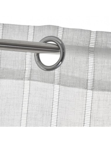 Cortina visillo rayas verticales... Cortina visillo rayas verticales...