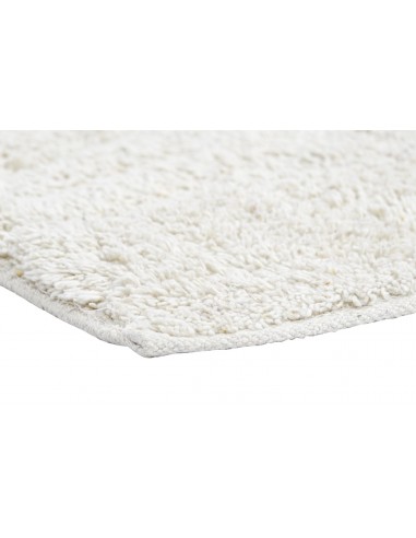 Alfombra algodón blanca 80x50cm