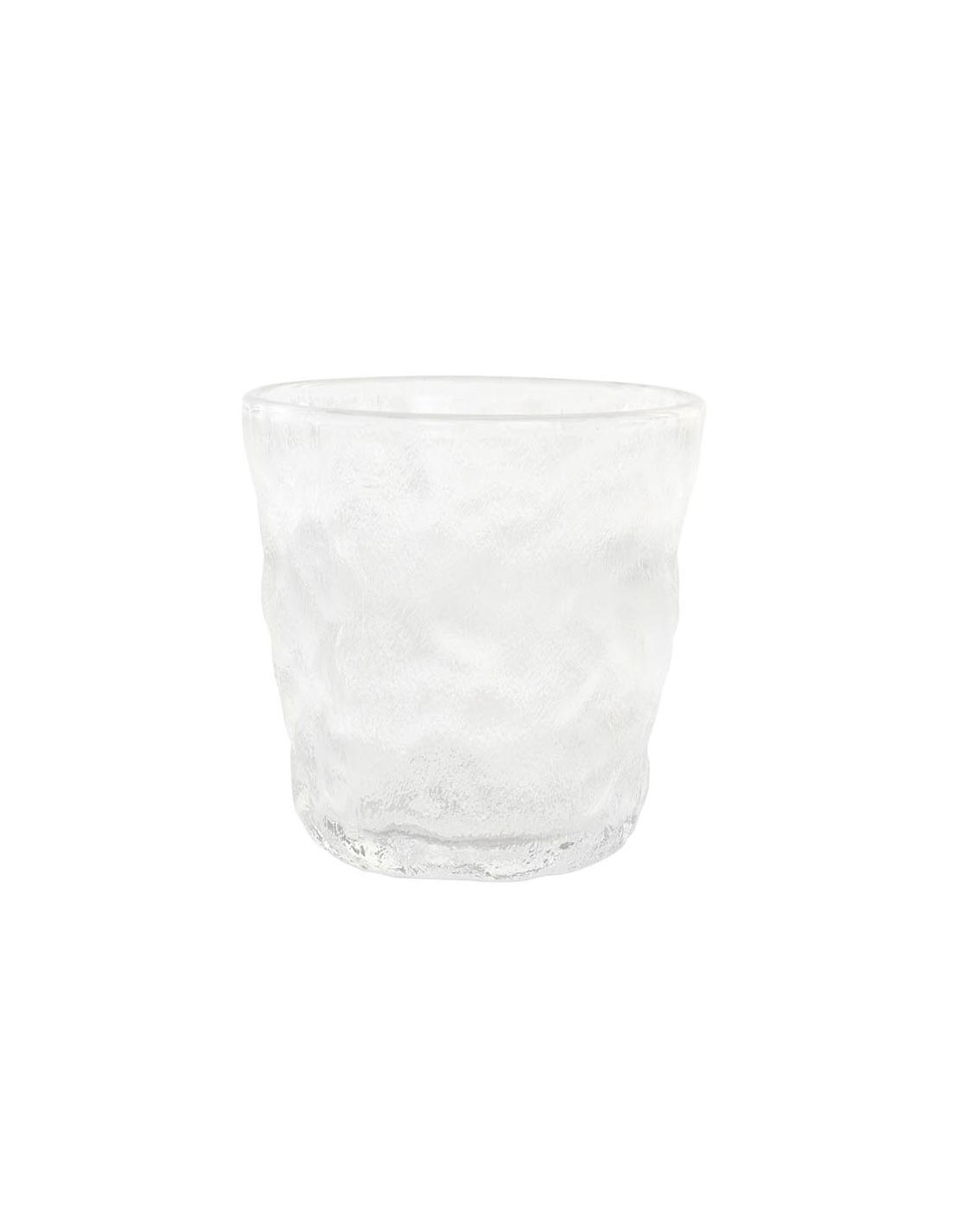Vaso cristal borde plateado 670 ml setx2