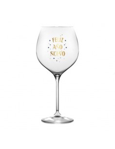 Copa vino Feliz año nuevo...