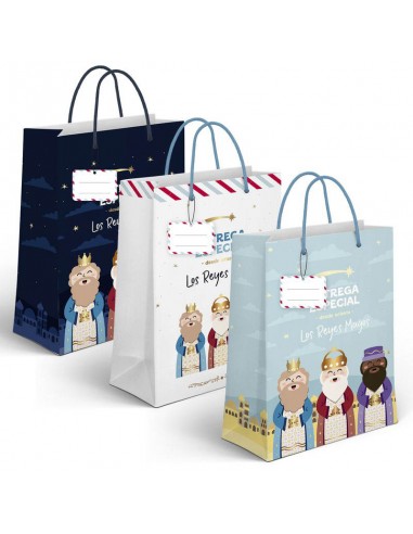 Bolsa de regalo Navidad Reyes Magos 45cm