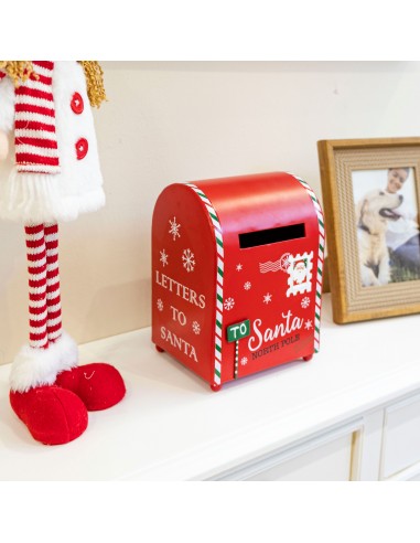 Buzón rojo Santa 20cm