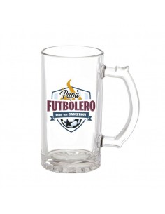 Jarra cerveza Papá futbolero