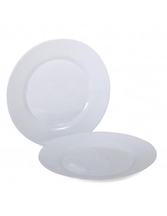 Plato llano blanco 24cm Narvik