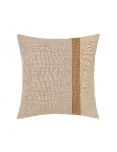Cojín cuadrado beige yute