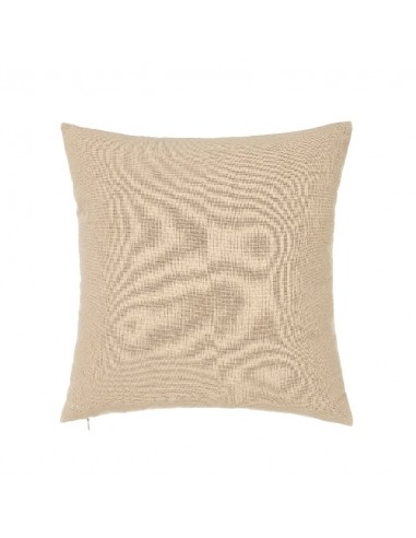 Cojín cuadrado beige yute