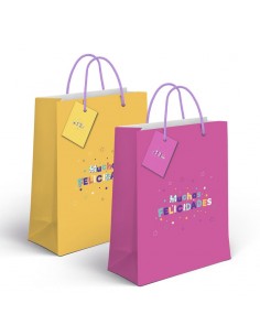 Bolsa papel Felicidades 23cm
