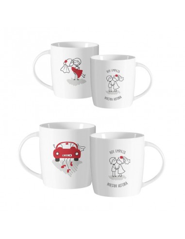 Taza mug 350ml Novios