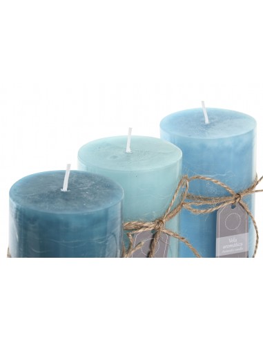 Vela aromática azul 15cm
