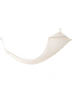Hamaca colgante con madera...