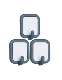 Set 3 perchas adhesivas