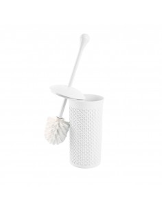 Escobillero blanco baño