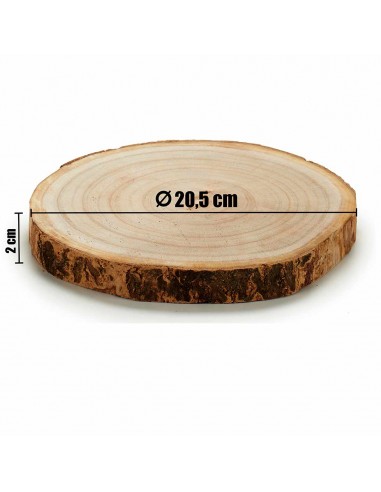 Rodaja tronco madera 20cm Rodaja tronco madera 20cm
