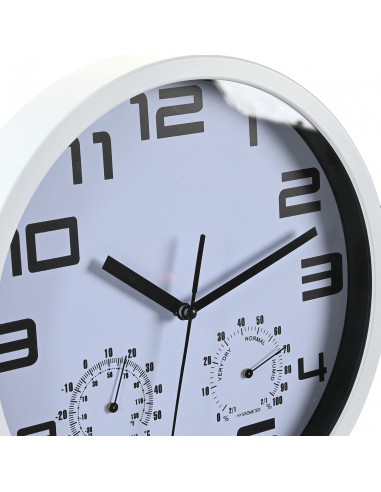Reloj de pared con termómetro