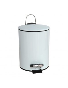 Papelera baño azul con...