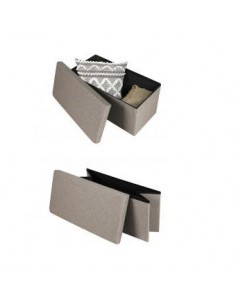 Puf almacenaje doble beige... 2