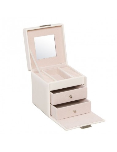 Joyero polipiel 2 cajones nude Amanda