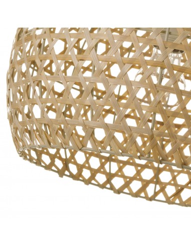 Lámpara de techo fibra bambú natural