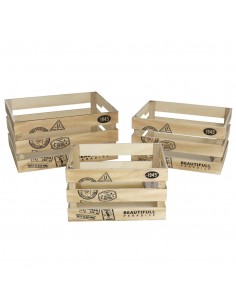 Caja rectangular madera...