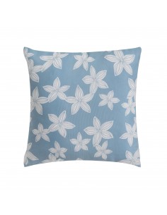 Cojin azul floral 43cm Benisa