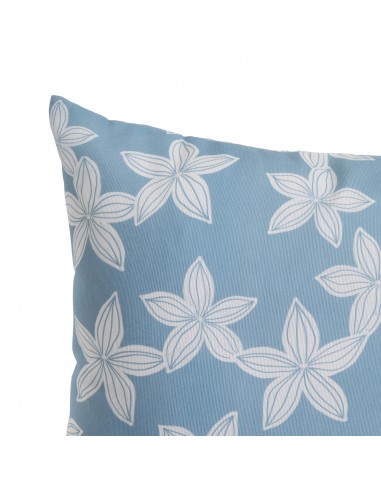 Cojin azul floral 43cm Benisa