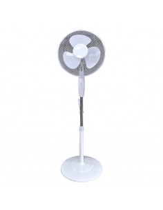 Ventilador de pie blanco 45W