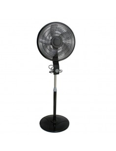 Ventilador pie negro 45W