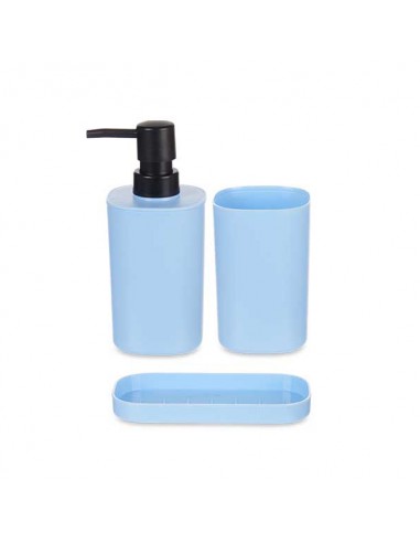 Toallero de pie para baño Cubic cristal azul - Ref: 1061 - ABC Baño
