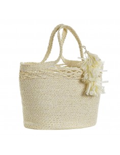 Bolso cesta fibra natural 36cm