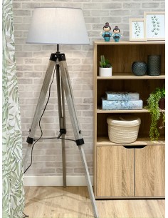 Lámpara de pie trípode... 2