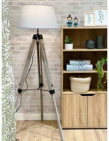 Lámpara de pie trípode Michigan
