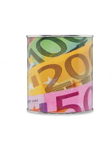 Hucha metal 1kg billetes