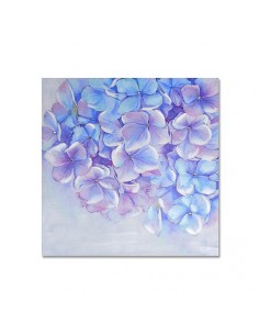 Cuadro lienzo hortensias 60cm